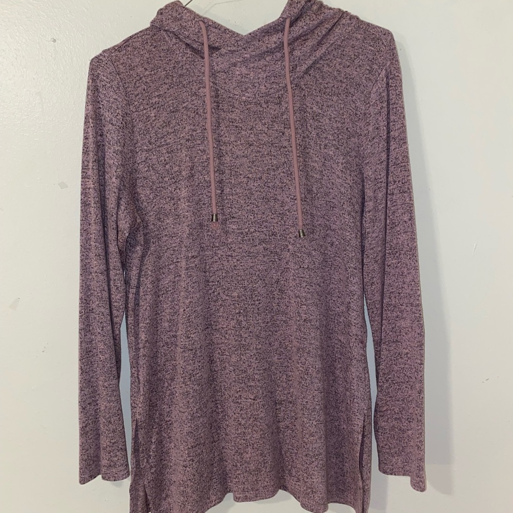 Premise Purple Long Sleeve Hoodie Top - Picture 3 of 7